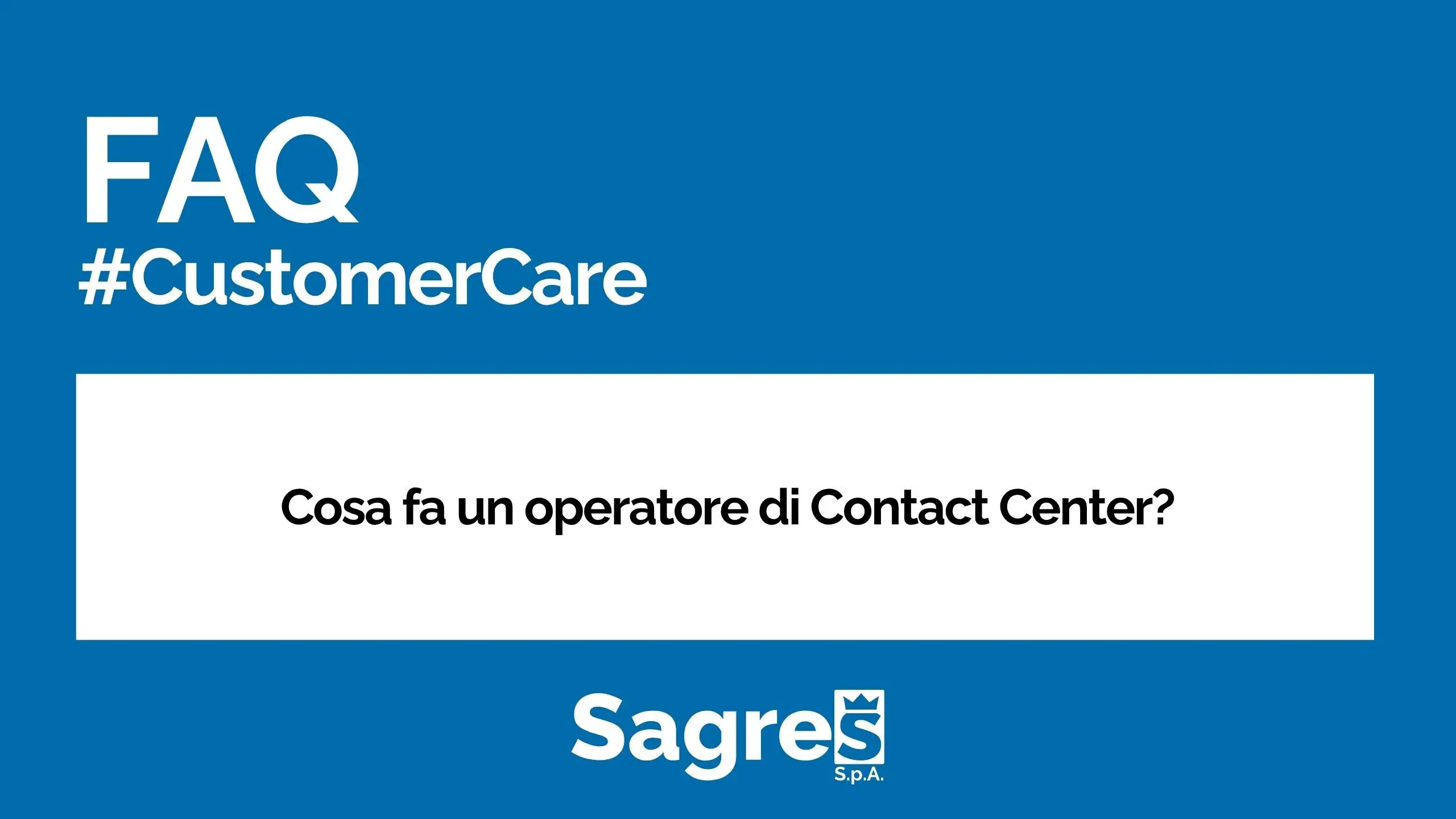 CC COSA FA UN OPERATORE DI CONTACT CENTER