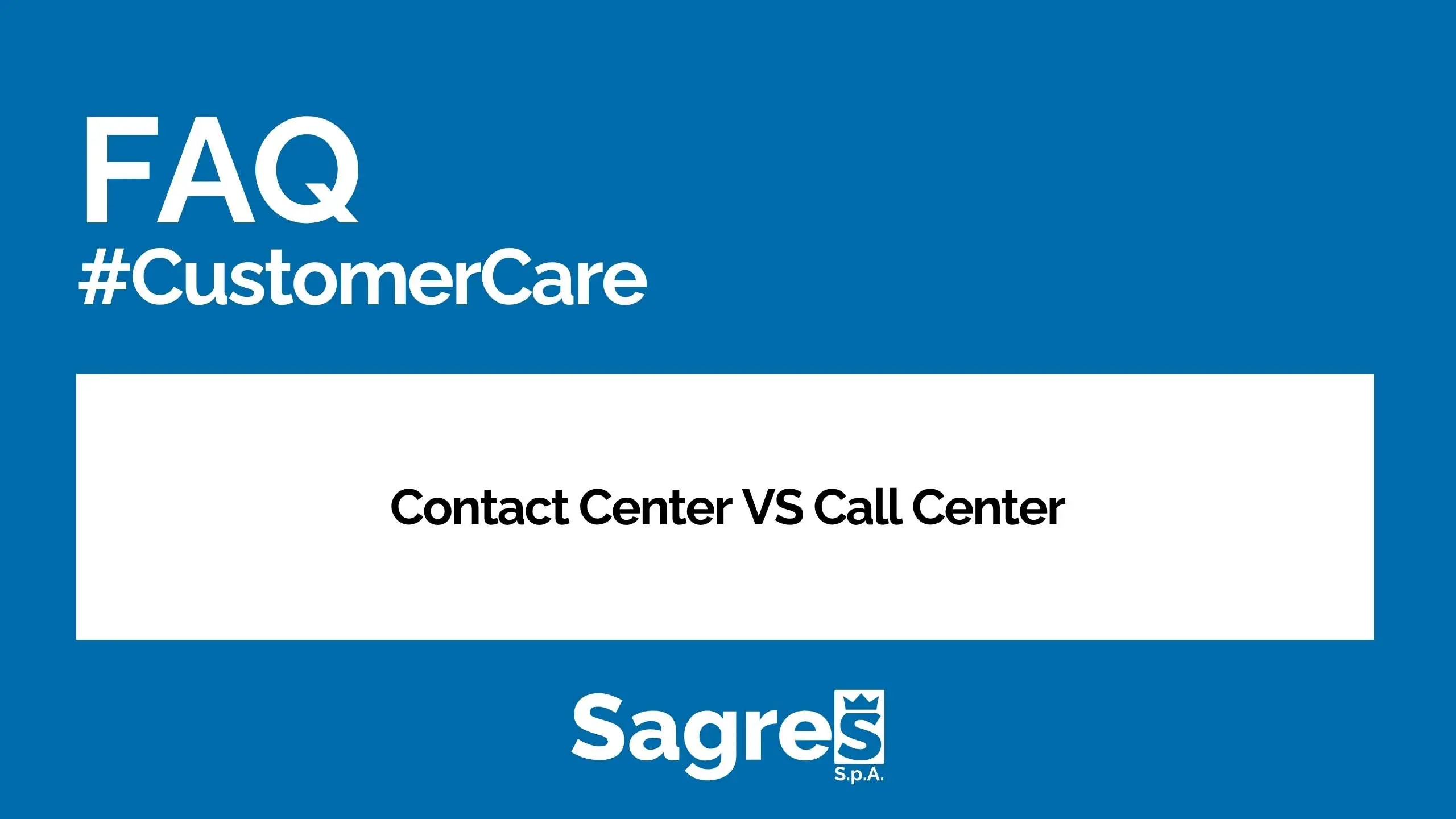 CC CONTACT CENTER VS CALL CENTER