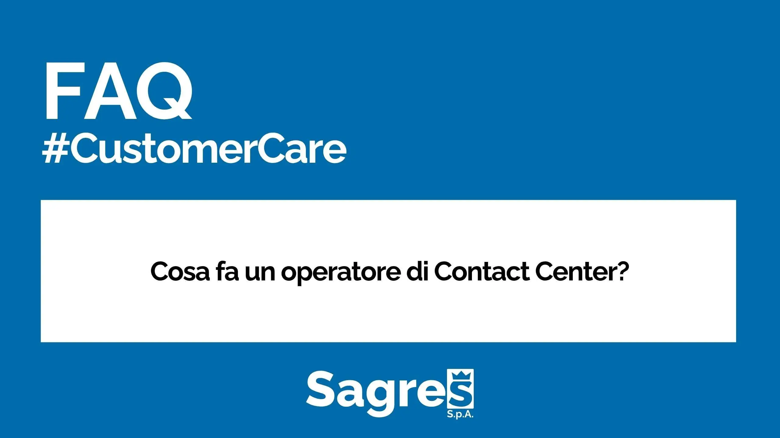CC COSA FA UN OPERATORE DI CONTACT CENTER