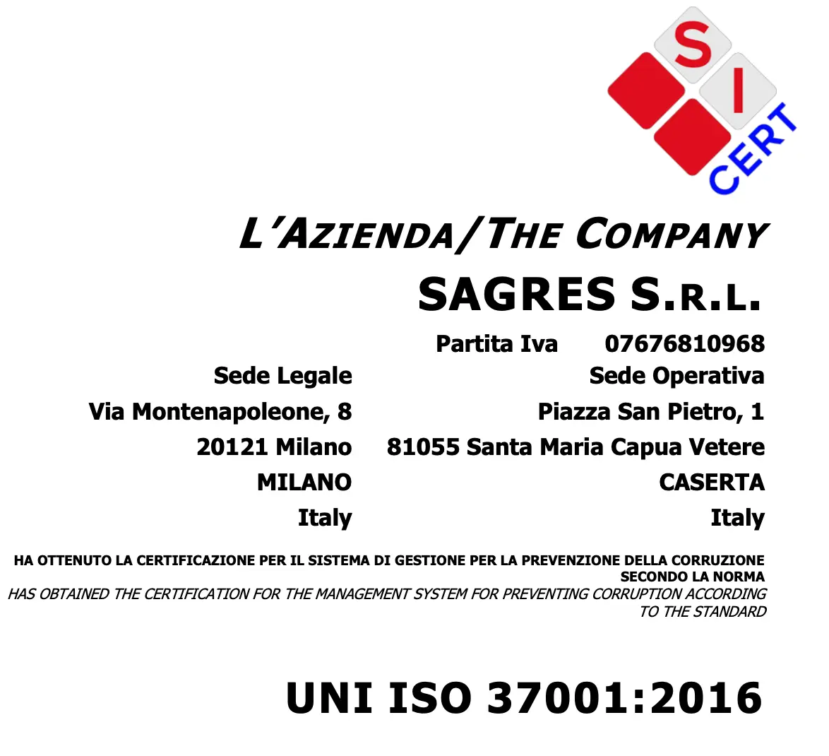 Certificazione 37001